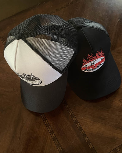 Level up your fit – the EST 2023 Trucker Hat brings streetwear energy + everyday comfort. Grab yours today 
Black and white , Front , lift , right 
