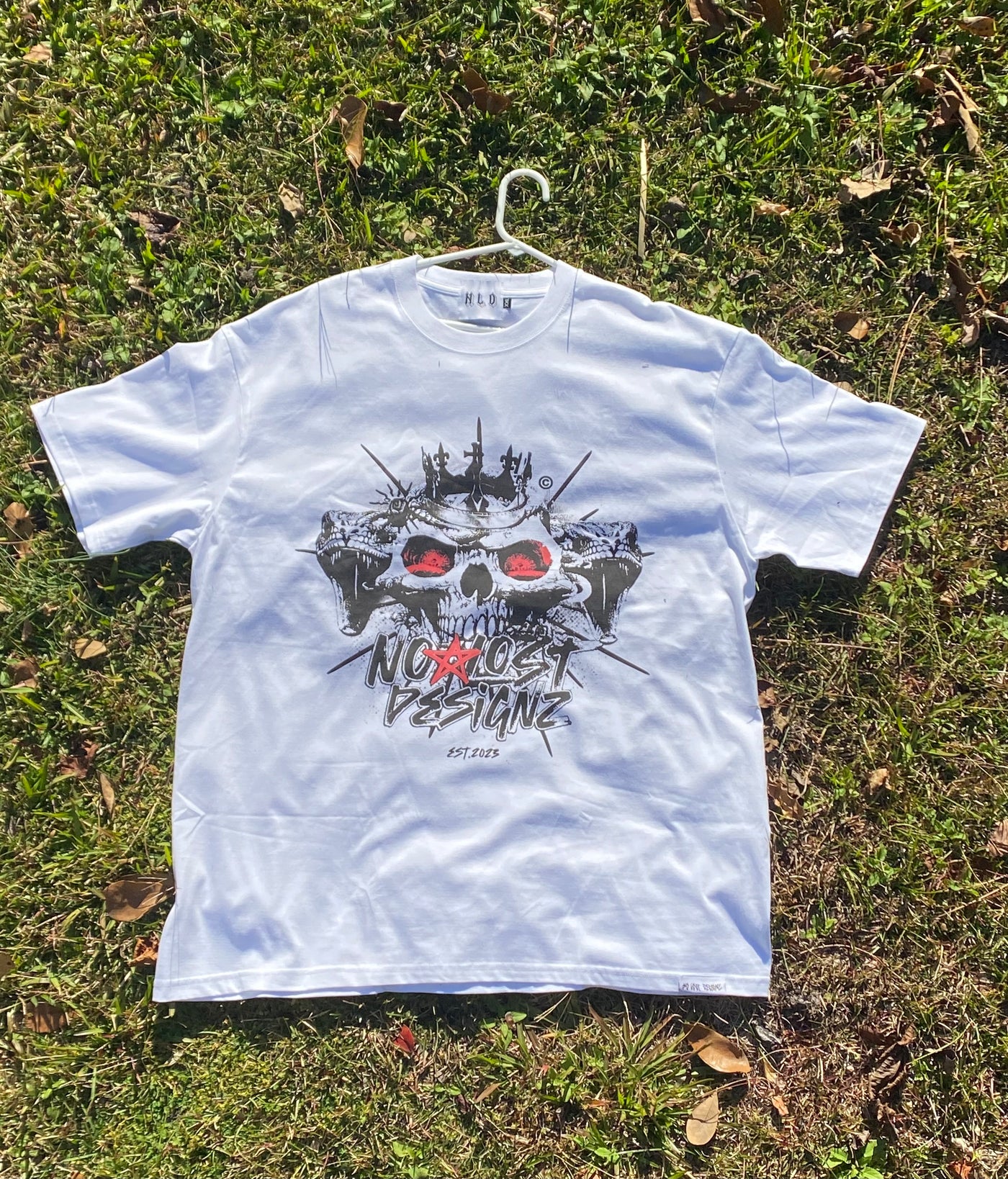 Rule the Streets with the SERPENT KING TSHIRT – Bold, Fierce, Unstoppable!
White 
Front 